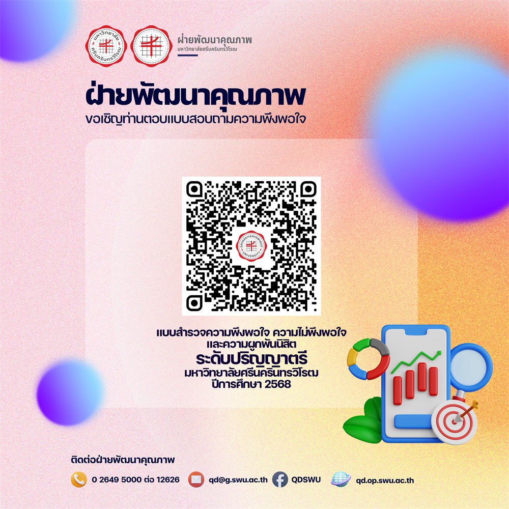 แบบสำรวจความพึงพอใจ ความไม่พึงพอใจและความผูกพันนิสิต ระดับปริญญาตรี